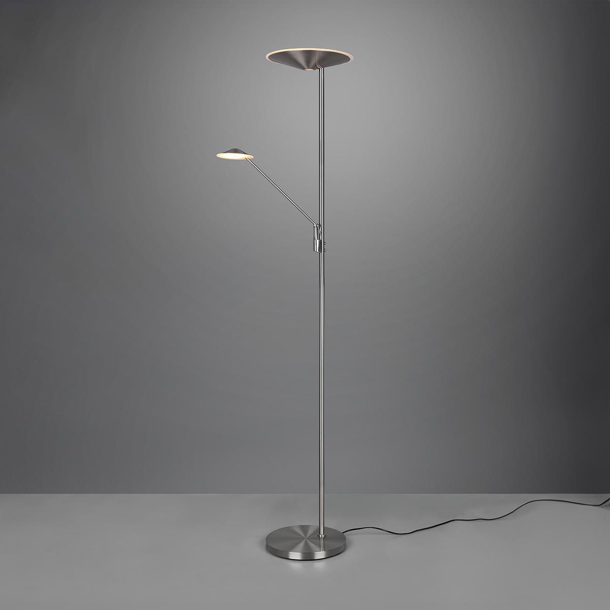 Lampen: LED Stehleuchte, Nickel, 180 cm Höhe – Neu (gemäss Beschreibung) aus Kreuzlingen von Smart-Light 5