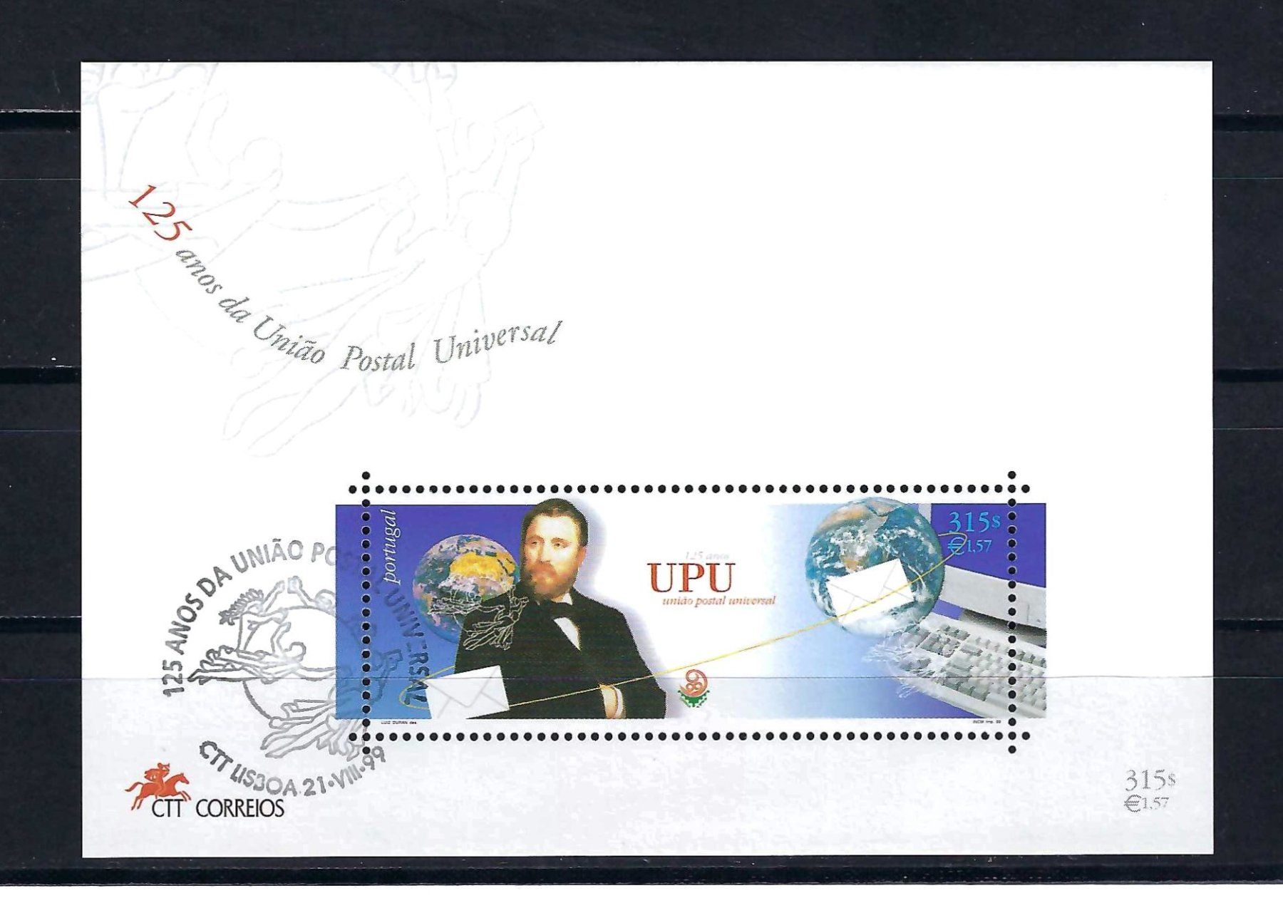 Tutti i francobolli: Portugal 1999, Block MNH** – Nuovo (secondo la descrizione) da Laupersdorf venduto da Rc.Jb