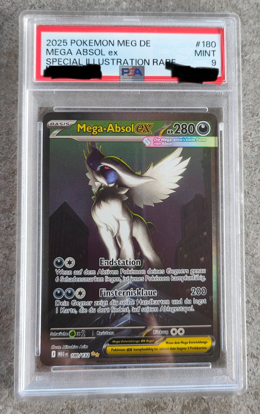 Pokémon Carte collezionabili: Mega Absol Ex - Mega Evolution - 180/132 - PSA 9 – Usato da Suhr venduto da kingj01