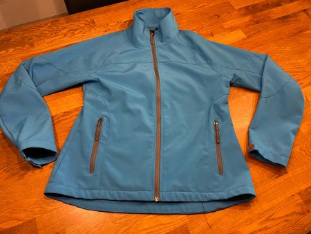 DAMEN SOFTSHELLJACKE BLAU GR. XL