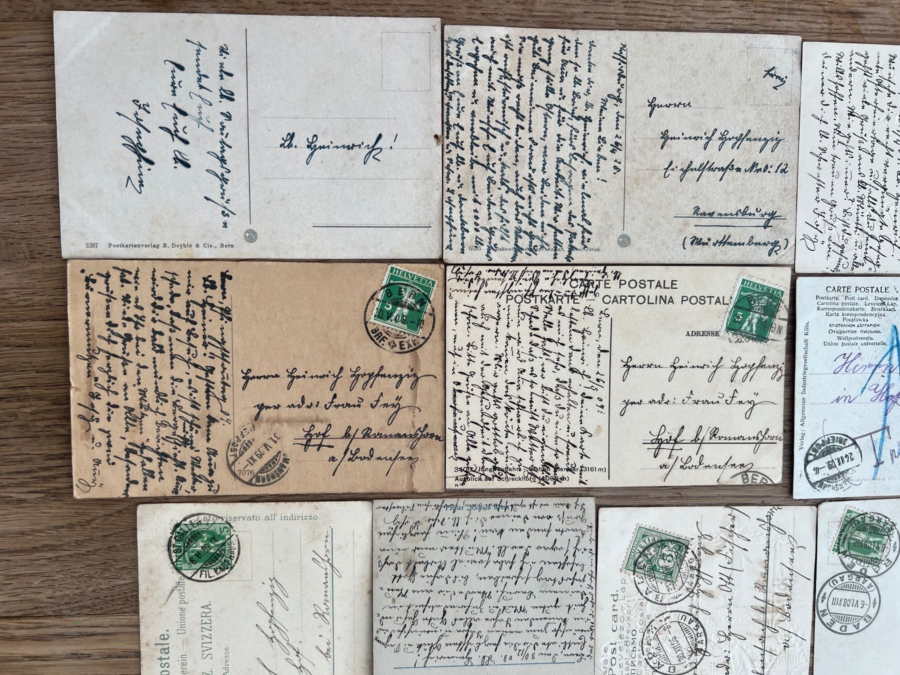 Cartoline postali: Sammlung antike Postkarten Schweiz – Usato da Hermetschwil-Staffeln venduto da militaria-schweiz 6