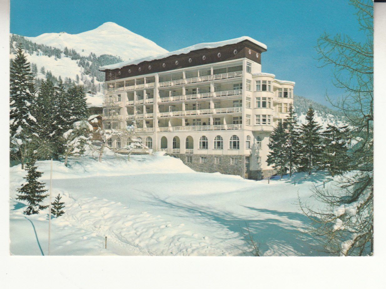 Ansichtskarten: Davos Mon Repos ca. 1970 – Gebraucht aus Bürglen TG von StampGraf