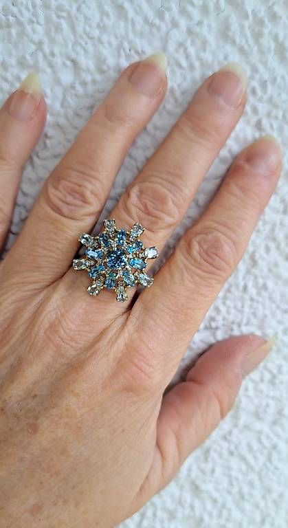 Anelli: Ring mit Blautopas in GG 375 – Usato da Stans venduto da wer_fd5f 3