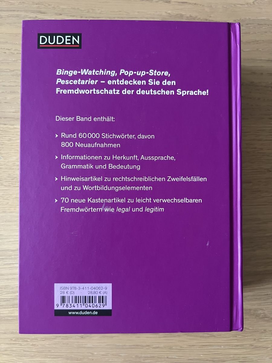 Libri: Duden Fremdwörterbuch – Usato da Adliswil venduto da emigru2 1
