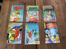 Simpsons Comics 6 Hefte 27 28 31 58 62 68 