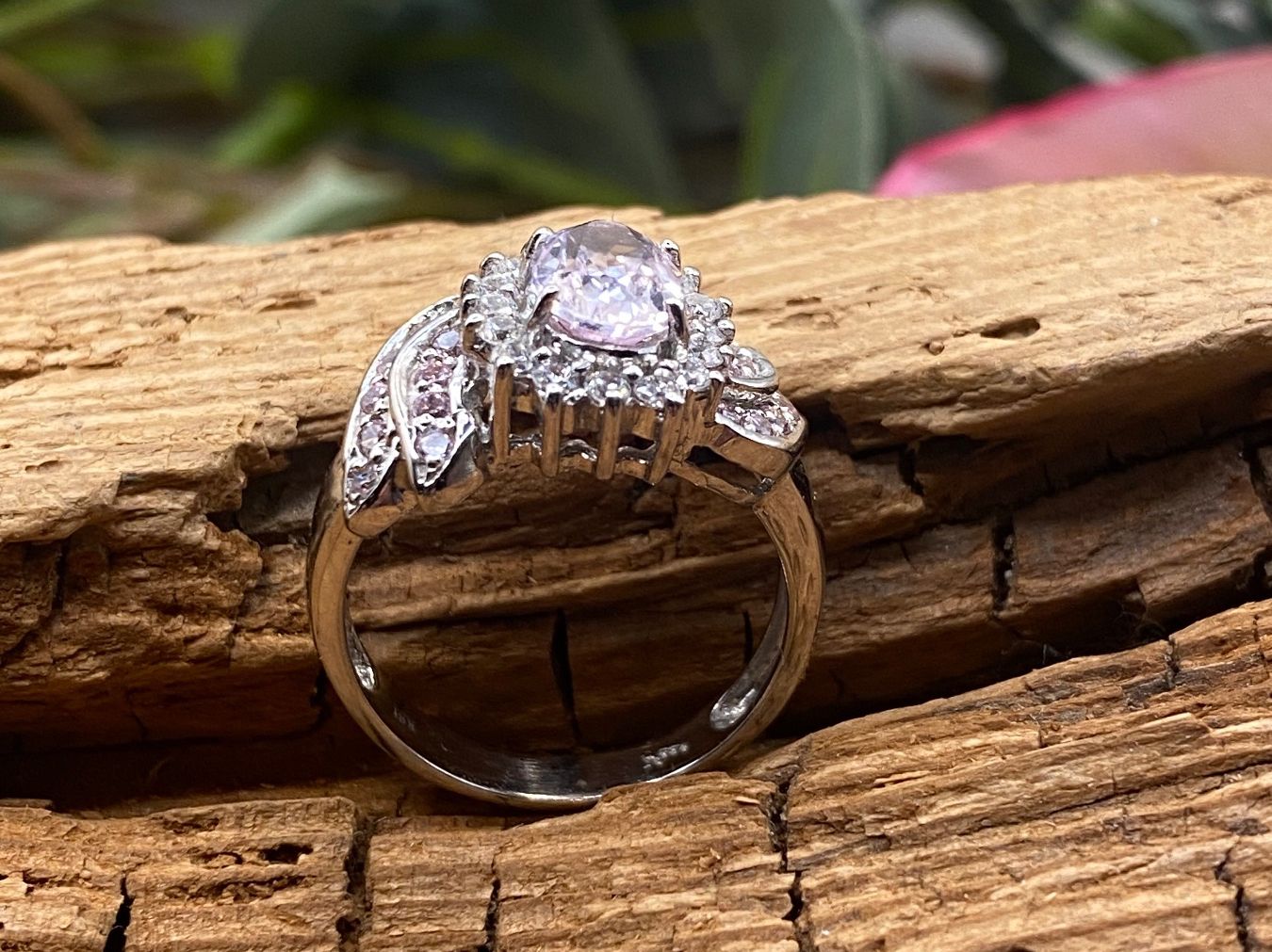 Ringe: Cocktail Ring in Sterlingsilber mit einem Kunzit, Gr.55.5 – Neu (gemäss Beschreibung) aus Luzern von S.Kern01 5