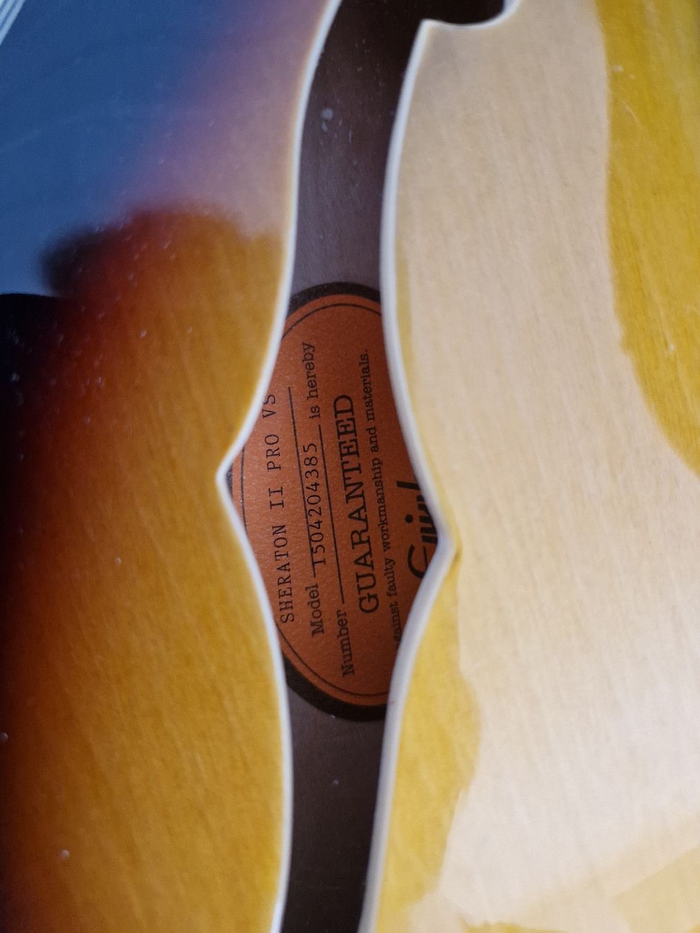 Epiphone Musikinstrumente: epiphone sheraton micro gibson 57 avec orange Drop – Gebraucht aus Avenches von Tuxmania 1