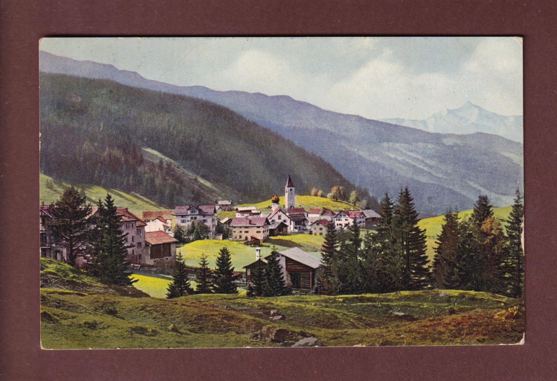 Ansichtskarten: PARPAN - 1910 – Gebraucht aus Pully von nicecards-shop
