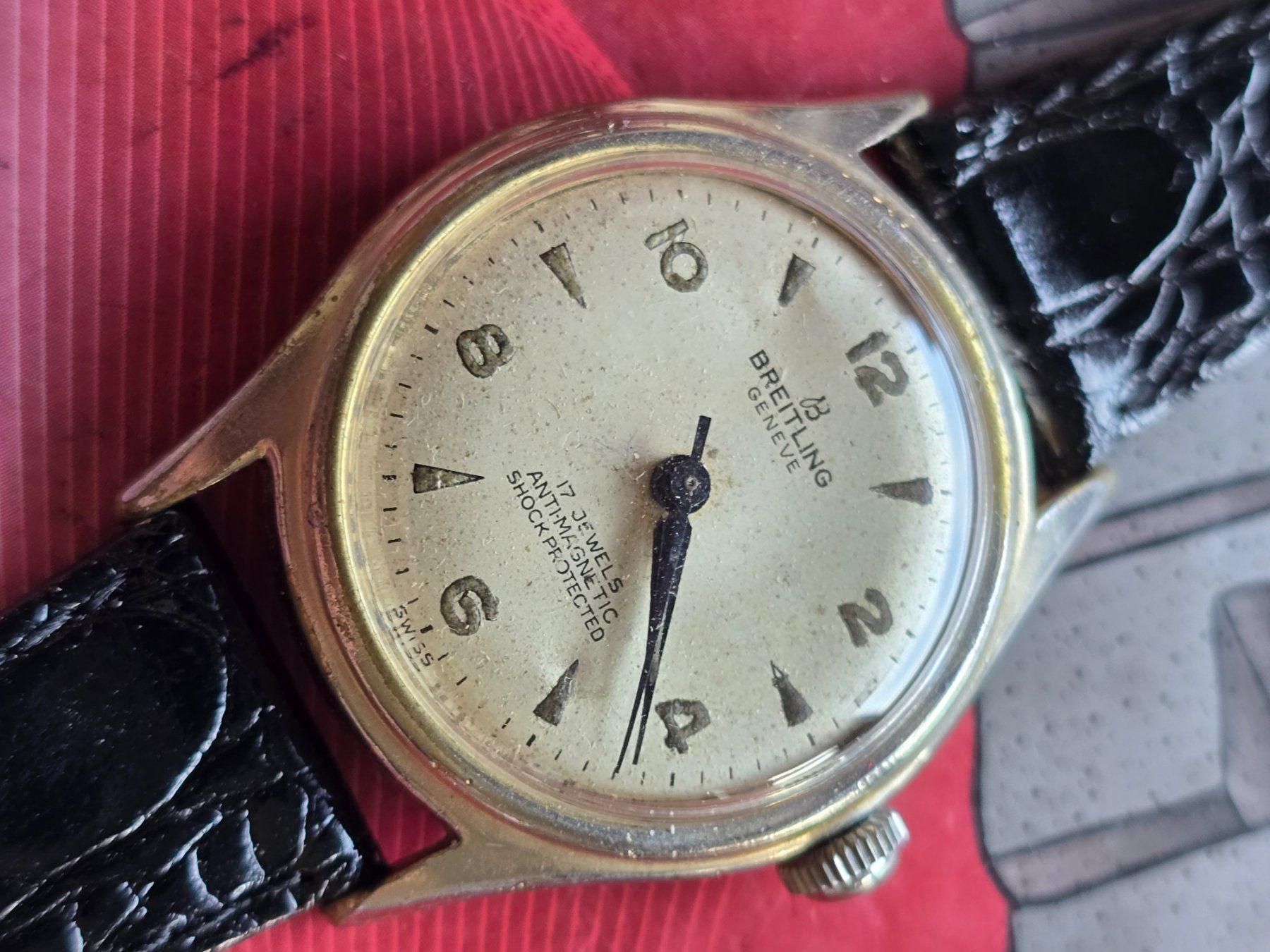 Eterna Orologi: 331 Breitling HA aus ca 1948 Cal. Peseaux 350 – Usato da Muri AG venduto da Corredor 8