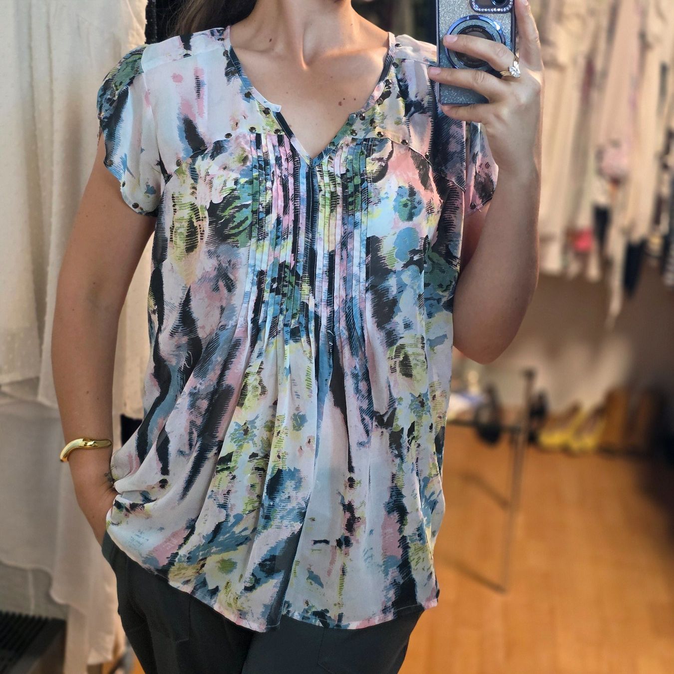 Blusen: 🌸 Together Sommerbluse bunt & bequem Gr.46 – Gebraucht aus Wald ZH von CapLux