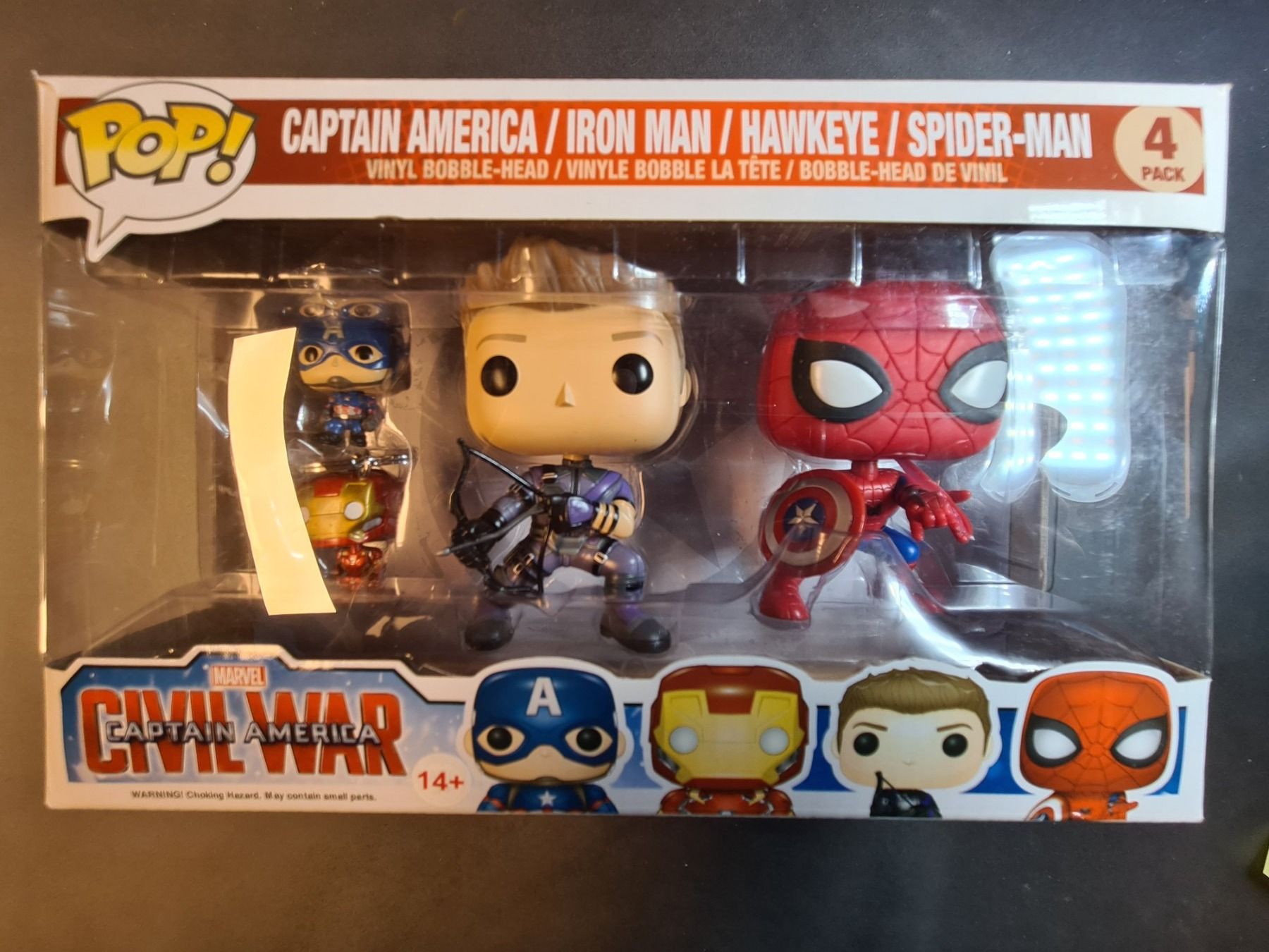 Funko Figuren: Funko Pop Marvel Civil War 4Pack Exclusive – Neu und originalverpackt aus Elsau von oli_2tdc