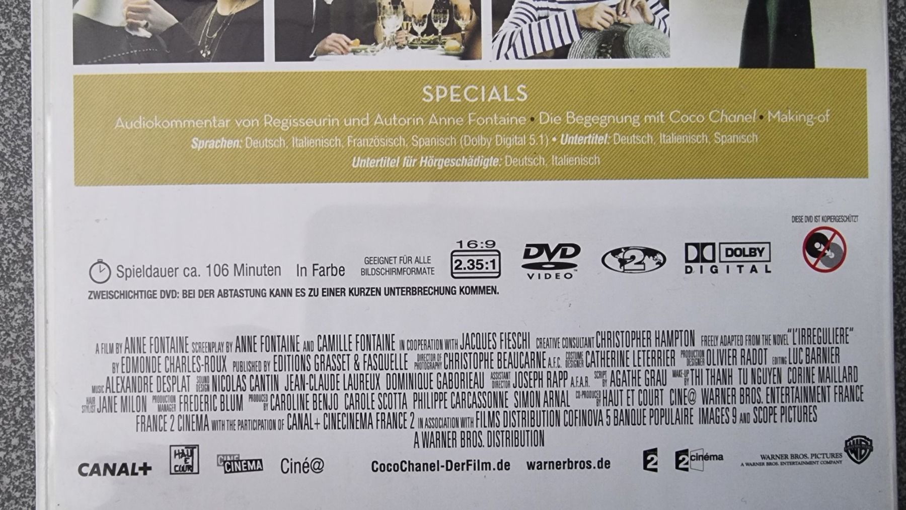 Tutti i DVDs: DVD Coco Chanel – Usato da Oetwil am See venduto da fineli2 1