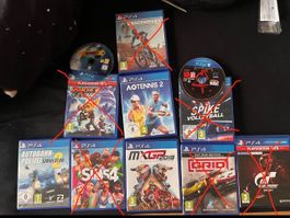 Riesige Sammlung von PS4-Spielen!AO Tennis2, Battlefield 4
