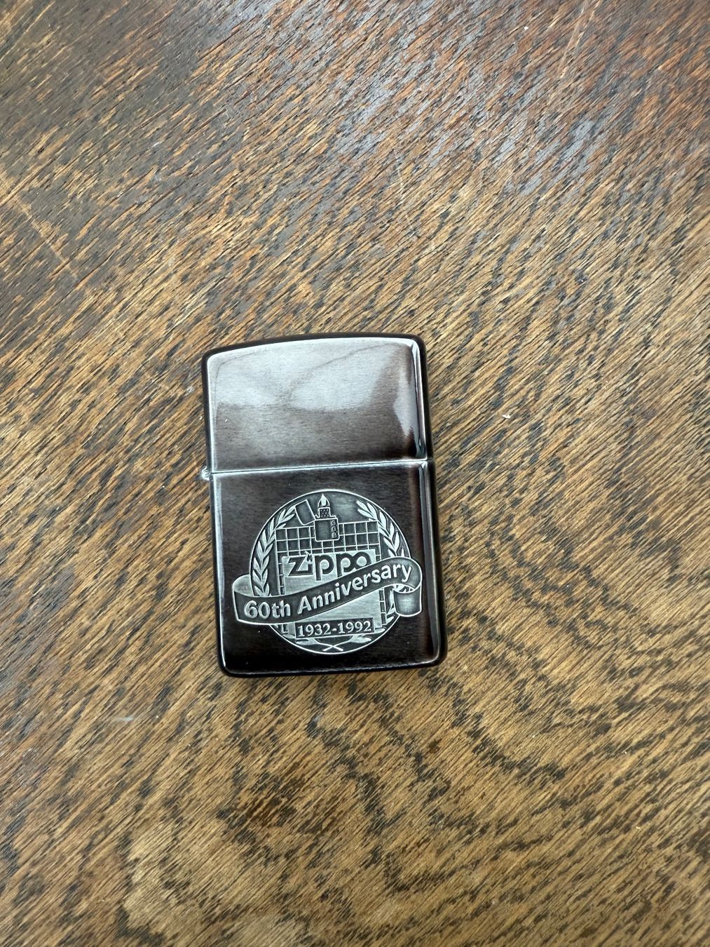 Feuerzeuge: Zippo Feuerzeug 60th Anniversary 1932-1992 – Neu und originalverpackt aus Zollikerberg von ufo57