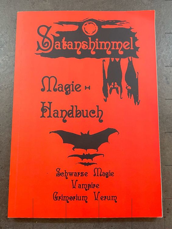 Buch Satanshimmel; Magie, Handbuch, schwarze Magie, Vampir (Gebraucht