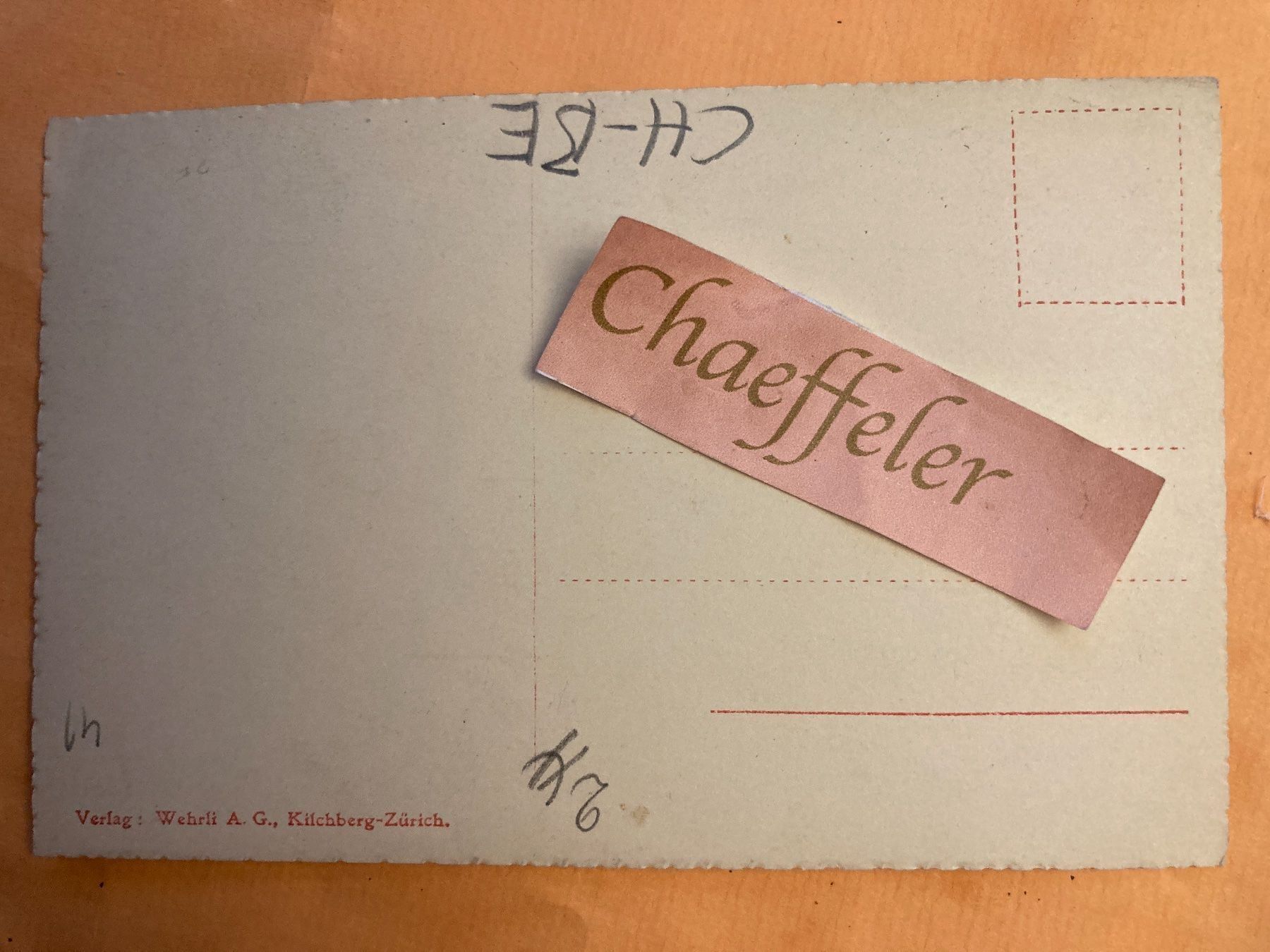 Cartes postales: Die Kander mit Doldenhorn und Altels – D'occasion à Zürich par Chaeffeler 1