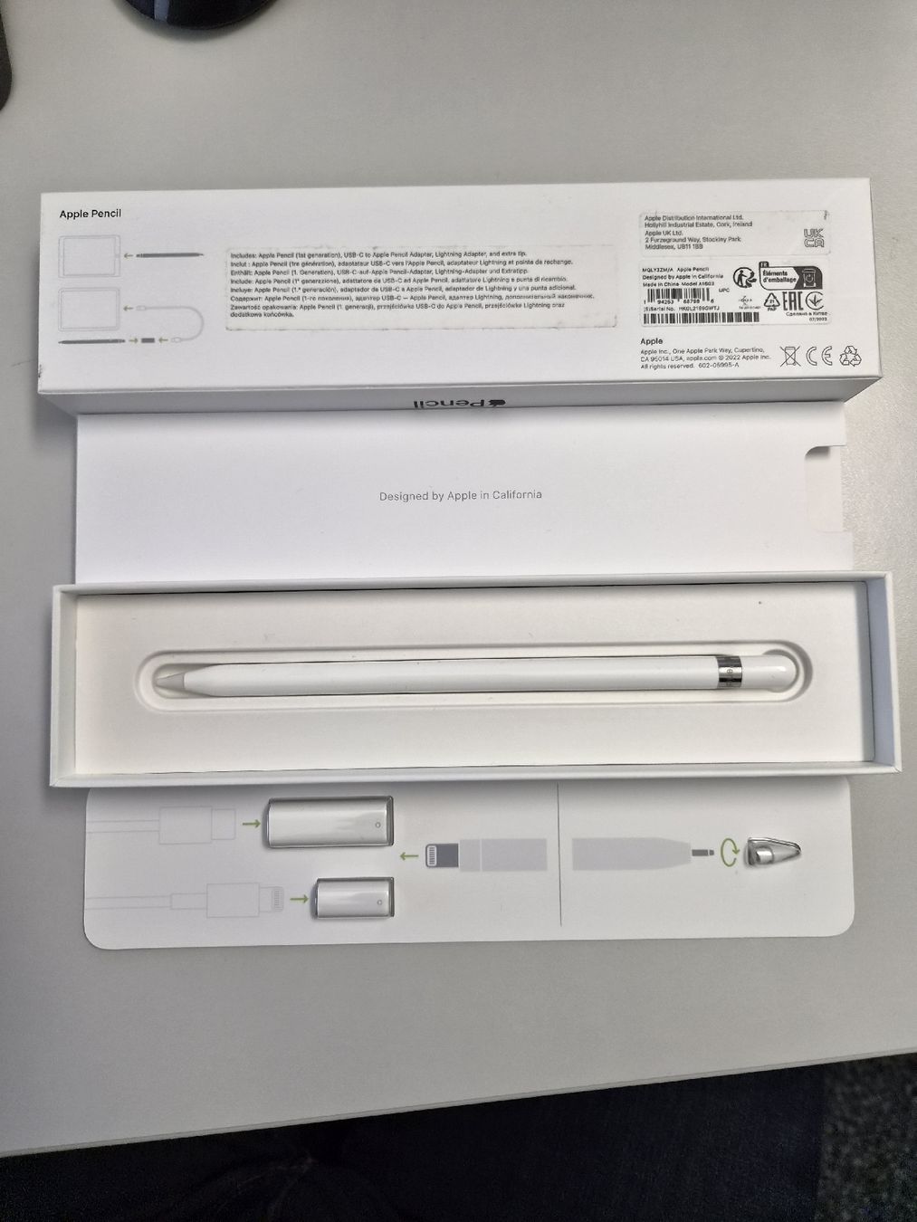 Apple Stifte & Marker: Apple Pencil 1 weiss – Gebraucht aus Magden von Schneidi25