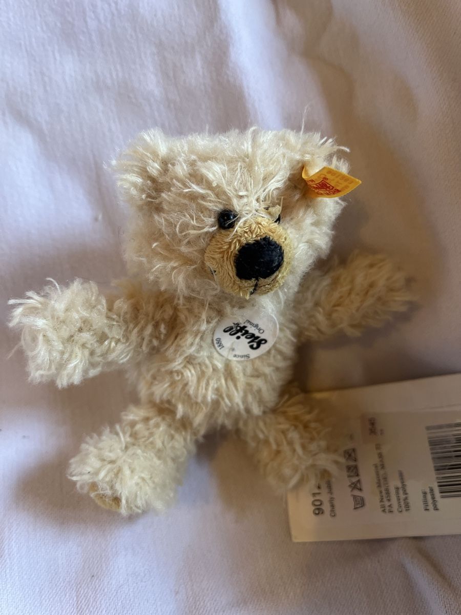 Steiff Giocattoli: Steiff Bär Charly Teddybär – Nuovo e nell'imballaggio originale da Lauenen b. Gstaad venduto da Fel_3L 2