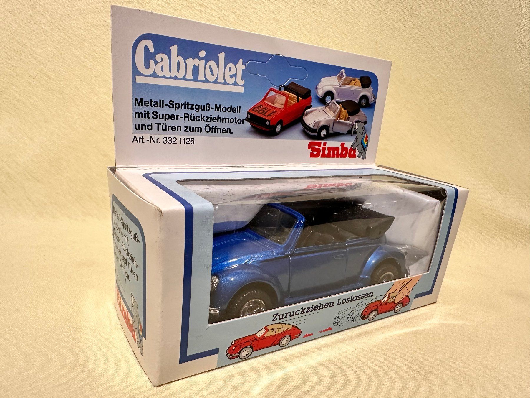 Volkswagen Modellautos: VW Käfer Cabriolet , Modellauto – Gebraucht aus Seuzach von Jage