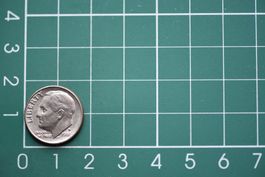 währung usa one dime 1981