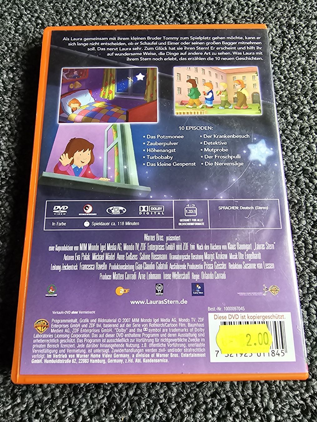 Tutti i DVDs: Lauras Stern 3 (20534) – Usato da Ruswil venduto da jan_bxl5 1
