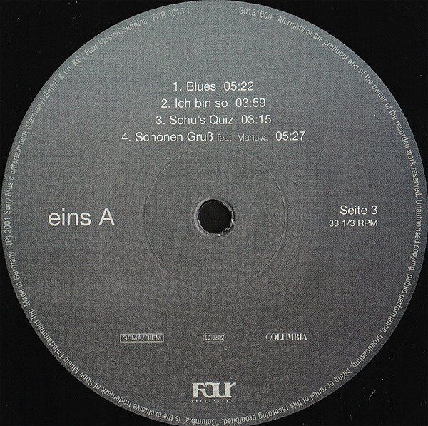 Schallplatten: Blumentopf ‎– Eins A (2XLP) – Gebraucht aus Genève von jim.k 3