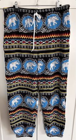 Elefanten Haremshose Aladinhose Hippie Yoga Gr.M/L