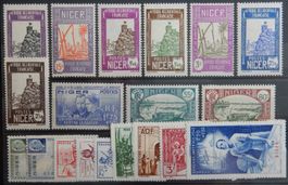 Niger Franz. Kolonie ex. Kat. 58-120 * 1933/44