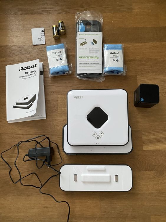 Wischroboter iRobot Braava 390t inkl. Zubehör