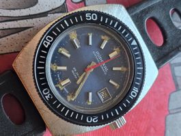 23 Mirexal Superautomatic Taucher Fiber Date 25 Jewels
