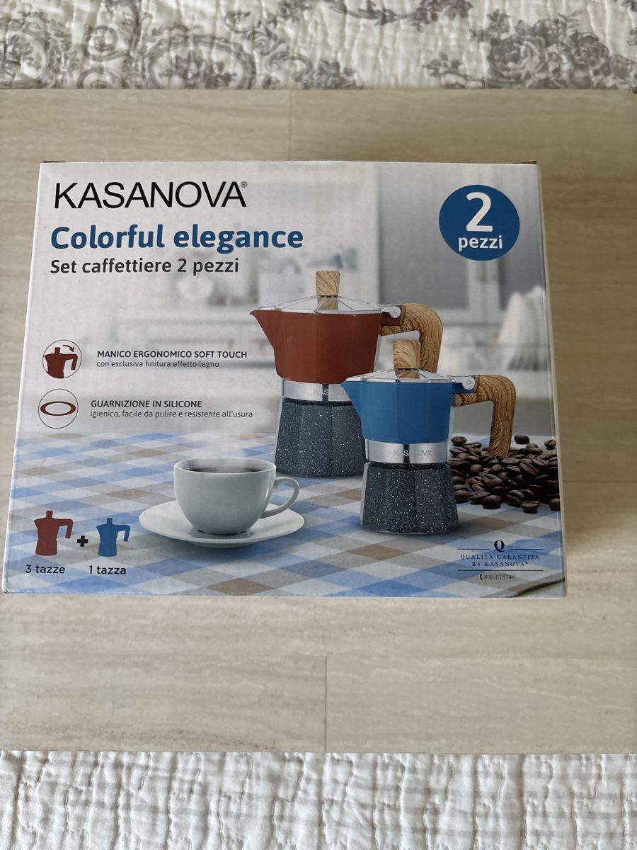 Teiere: Kasanova Set 2 Cafetières, neuf, élégance colorée! – Nuovo e nell'imballaggio originale da Aigle venduto da Barbiette