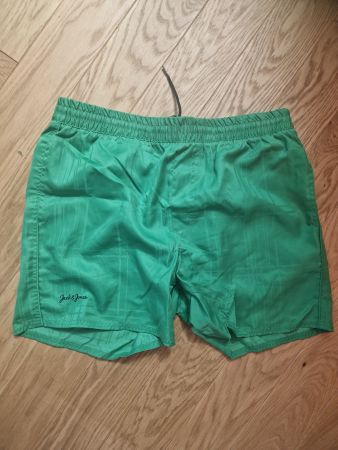 Badehose Jack and Jones grün gebraucht guter Zustand