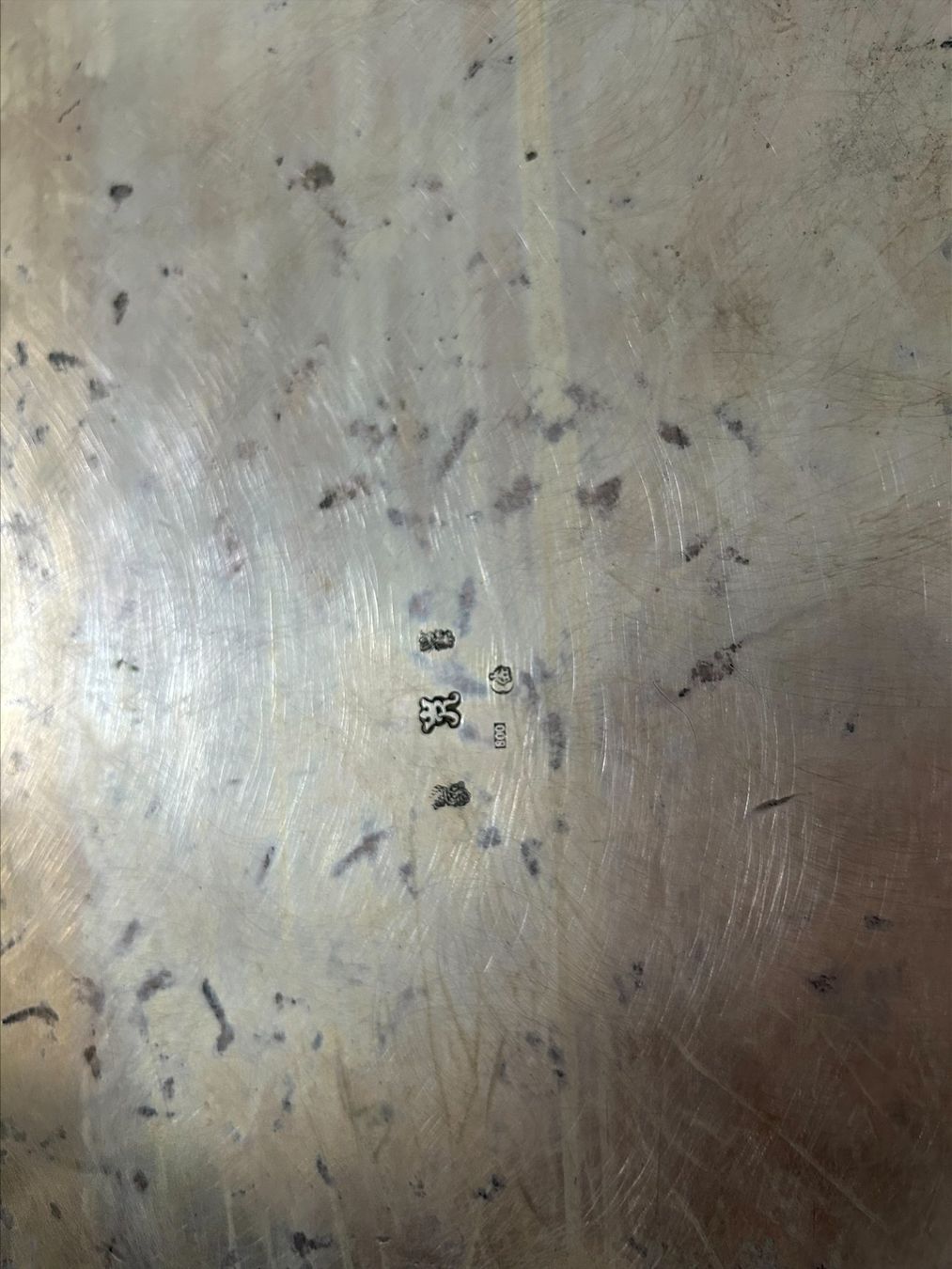 Servierplatten: Silber Servierplatte mit Griffen – Gebraucht aus Brunnen von Kloster_Ingenbohl 3