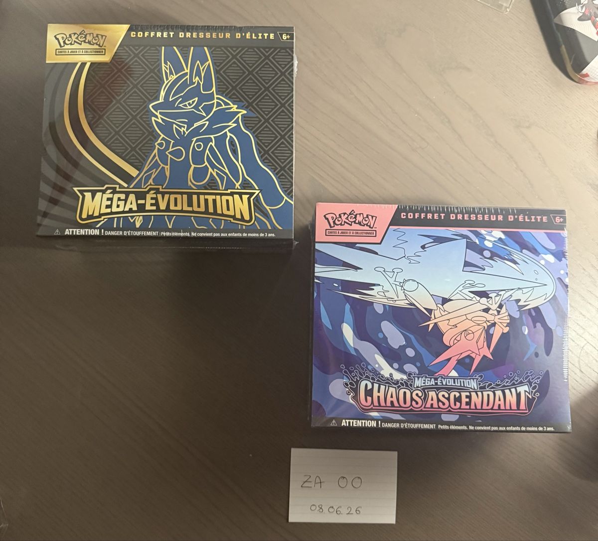 Pokémon Sammelbilder & Trading cards: Méga Évolution Chaos Ascendant lot de 2 ETB FR – Neu und originalverpackt aus Thônex von retrolovech