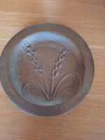 Antike Schale Bronze Weizenmotiv Wandteller guter Zustand
