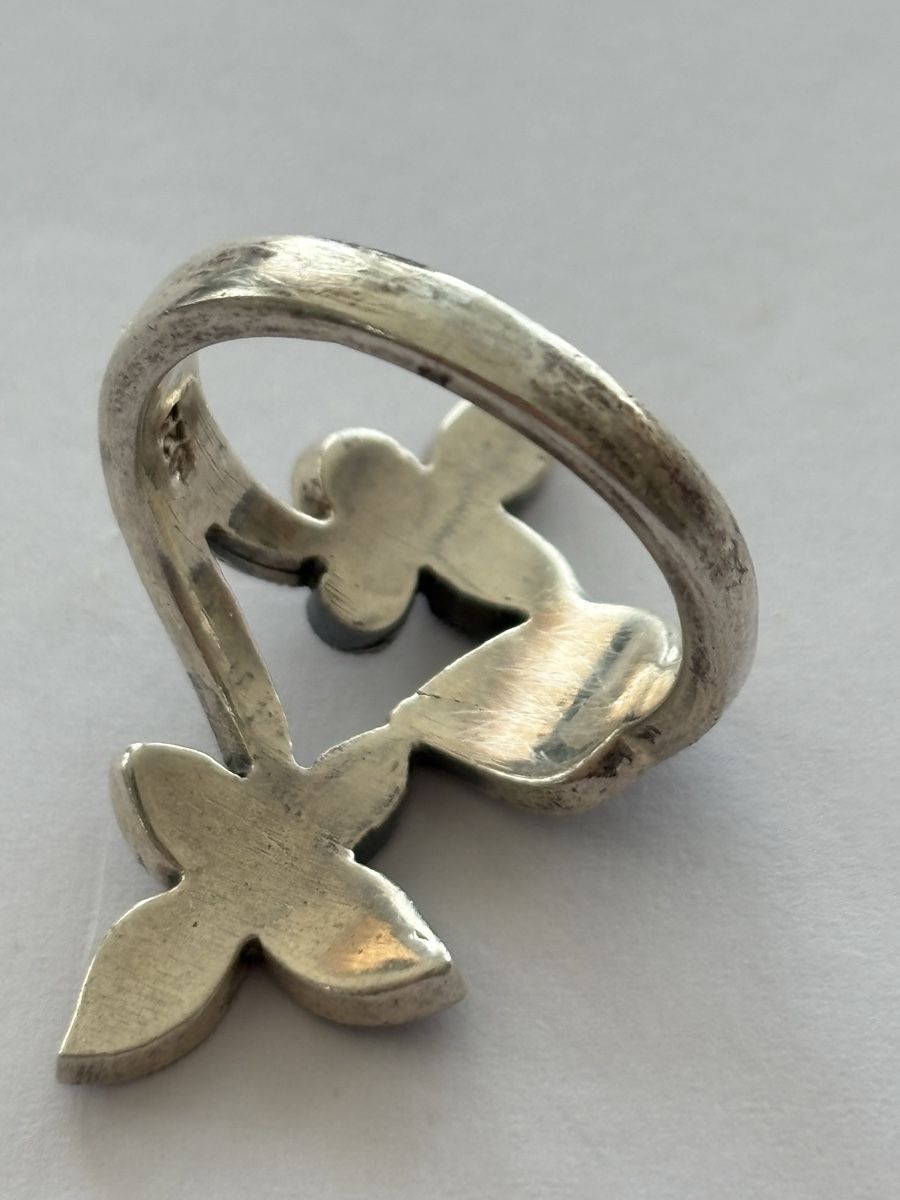 Anelli: Silber Ring925 mit Markasiten – Usato da Langnau am Albis venduto da flusspflege 4