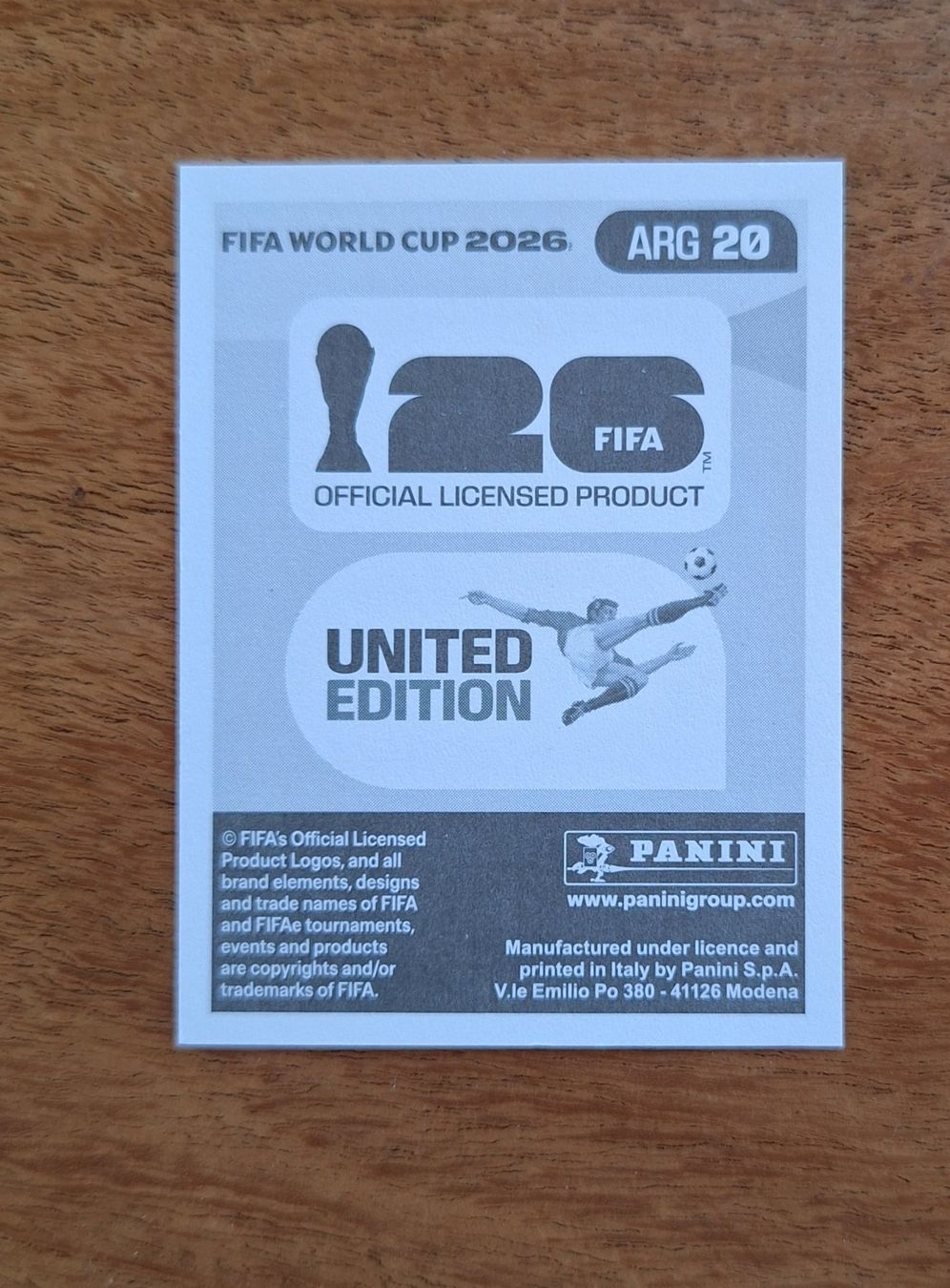 Panini Carte collezionabili: Panini GIULIANO SIMEONE ARG 20 – Nuovo (secondo la descrizione) da Romanens venduto da Crocette 1