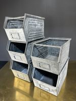 5 Stk. Schäfer Kasten Sichtlagerbox verzinkt Lagerfix 3