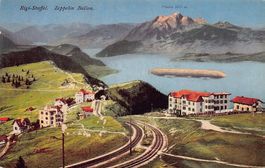 Luftschiff LZ 4 Rigi-Staffel REPRO anlässlich LUPO 75