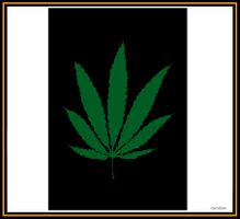 Fahne *Cannabis* / Nr. J-1277