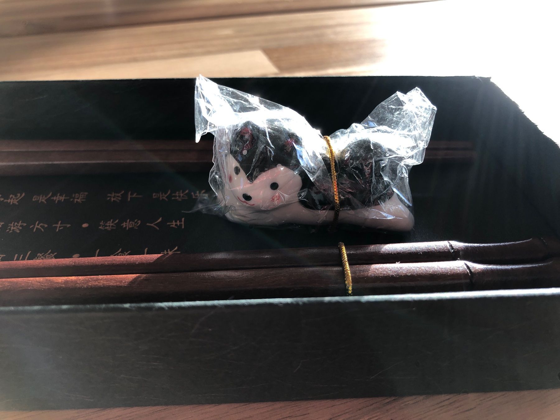 Set di posate: Original chinesische Essstäbchen, neu – Nuovo e nell'imballaggio originale da Basel venduto da ullm 1