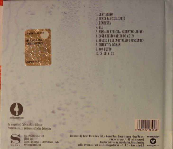 CDs: Malika Ayane – Naif – Gebraucht aus Luzern von CONTENTI 4