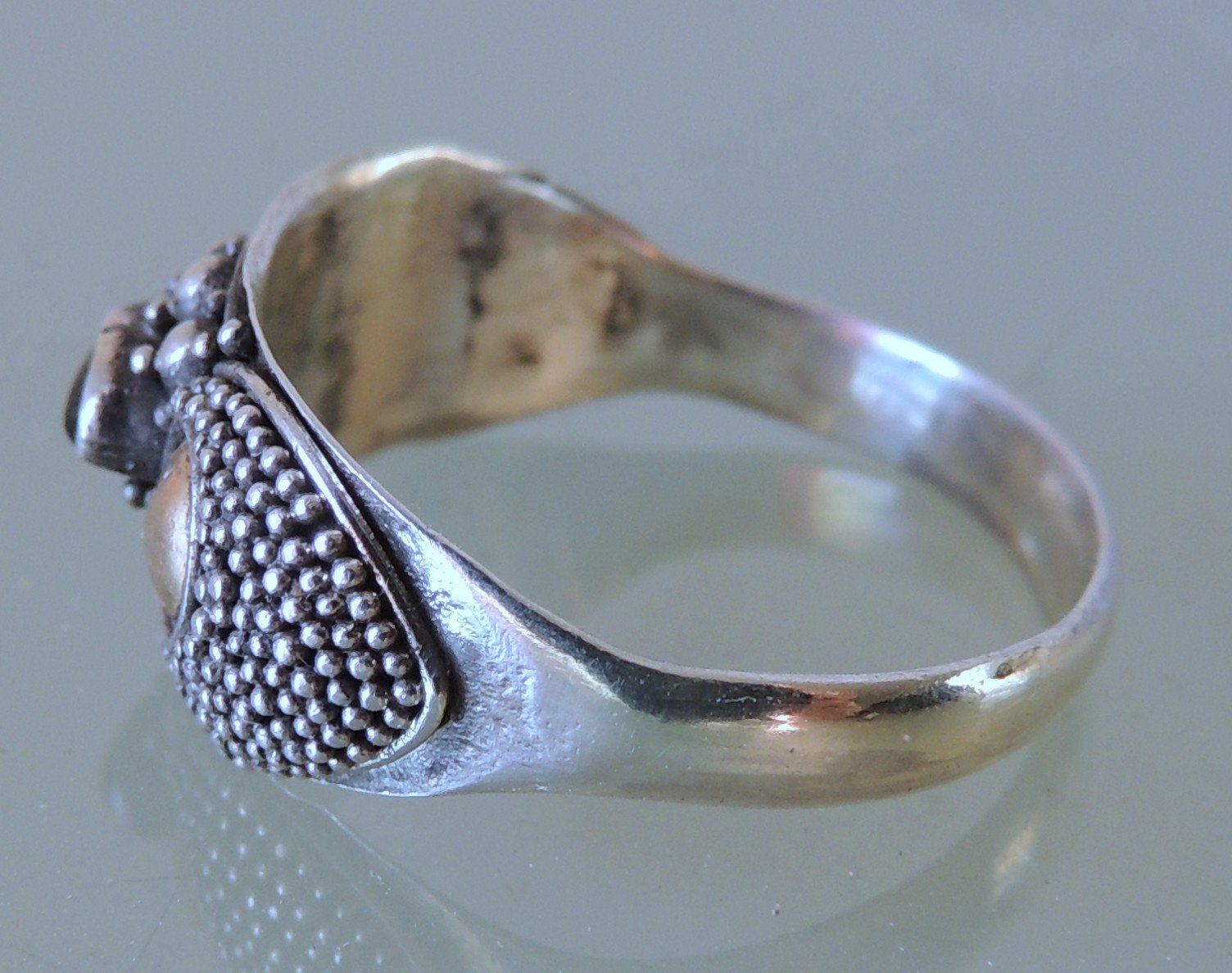 Anelli: Silber 925 teilvergoldeter Fingerring Gr. 59 – Usato da Waldenburg venduto da schaller707 2