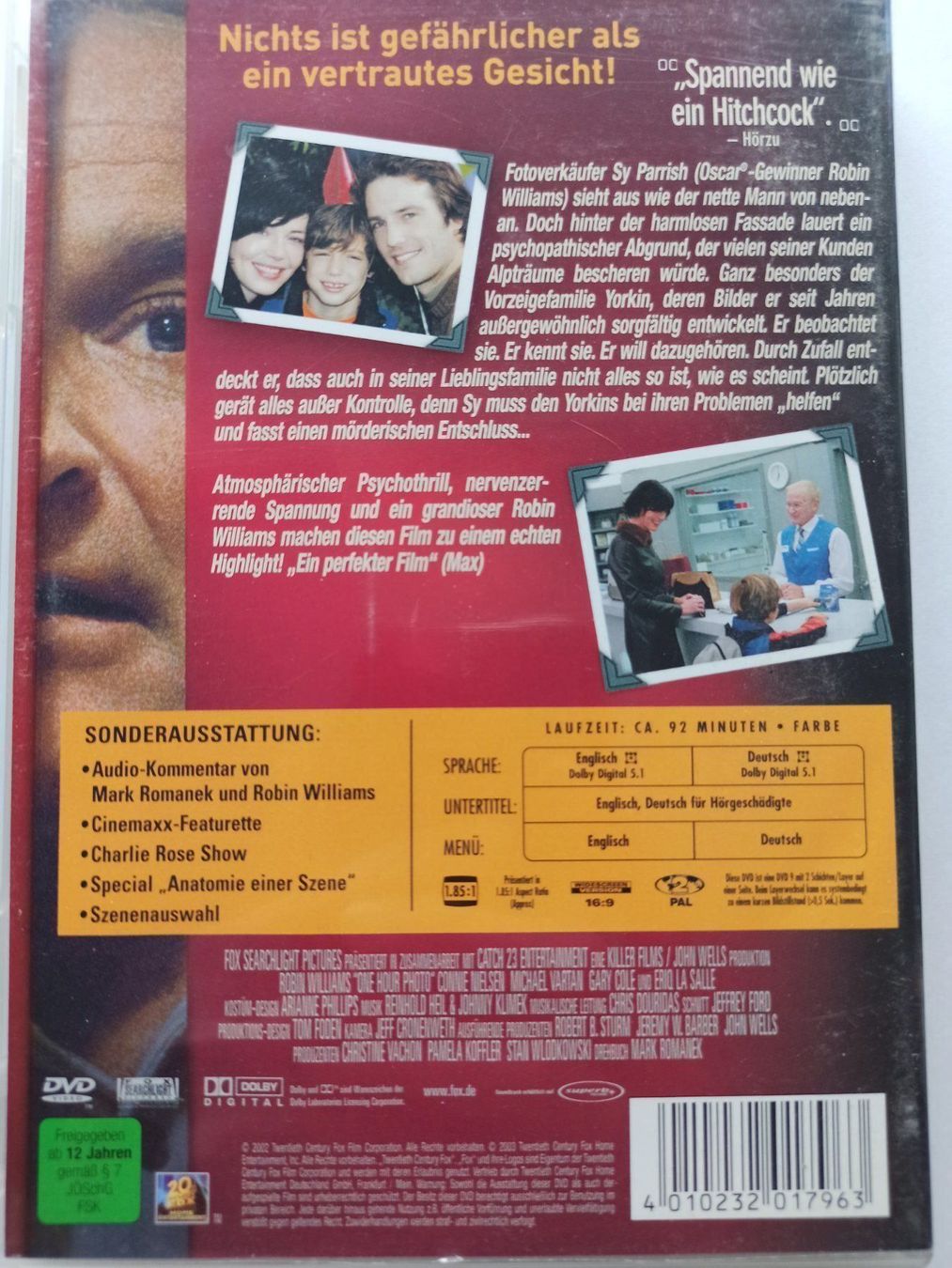 Tutti i DVDs: One Hour Photo – Usato da Dübendorf venduto da kb86_MOVIE 1