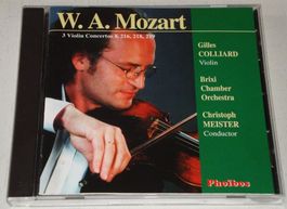 Gilles Colliard, Christoph Meister - 3 Violin Concertos