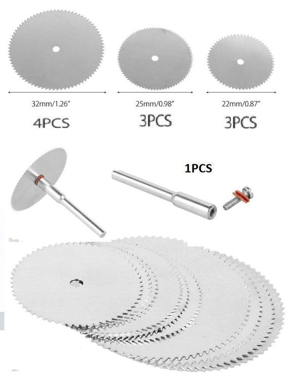 10stk. Mini Kreissäge Blätter 