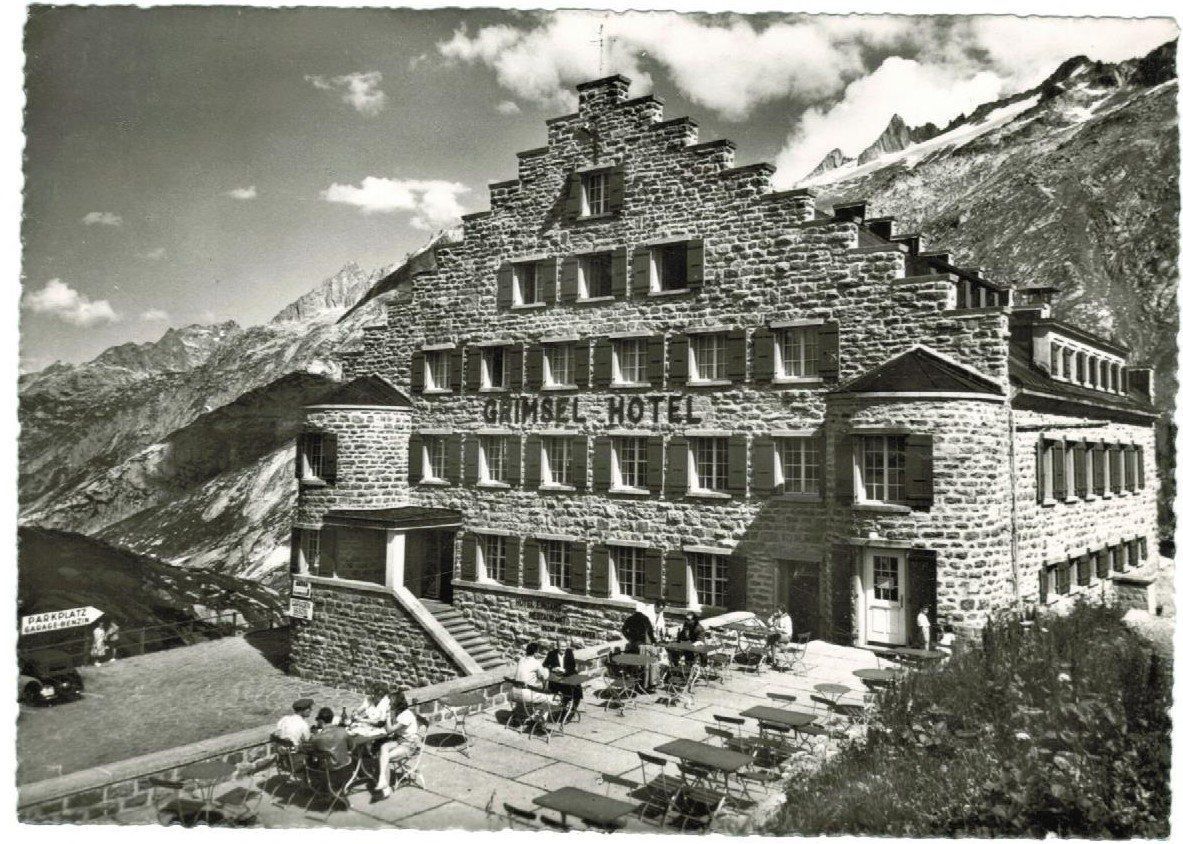 Cartoline postali: AK Hotel Grimsel 1953 – Usato da Zürich venduto da tol_b7c7