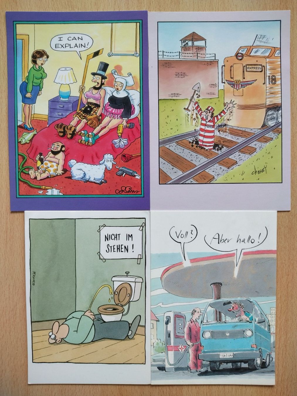 Cartoline postali: Postkarten, Ansichtskarten, lustige Cartoons, u.a. Perscheid – Nuovo (secondo la descrizione) da Jona venduto da Argus36 1