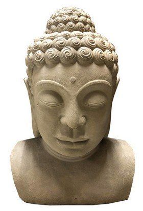 Sculture & Statue: Buddha Kopf Sandstein 80cm Höhe – Nuovo e nell'imballaggio originale da Fehraltorf venduto da gartenlounge_ch