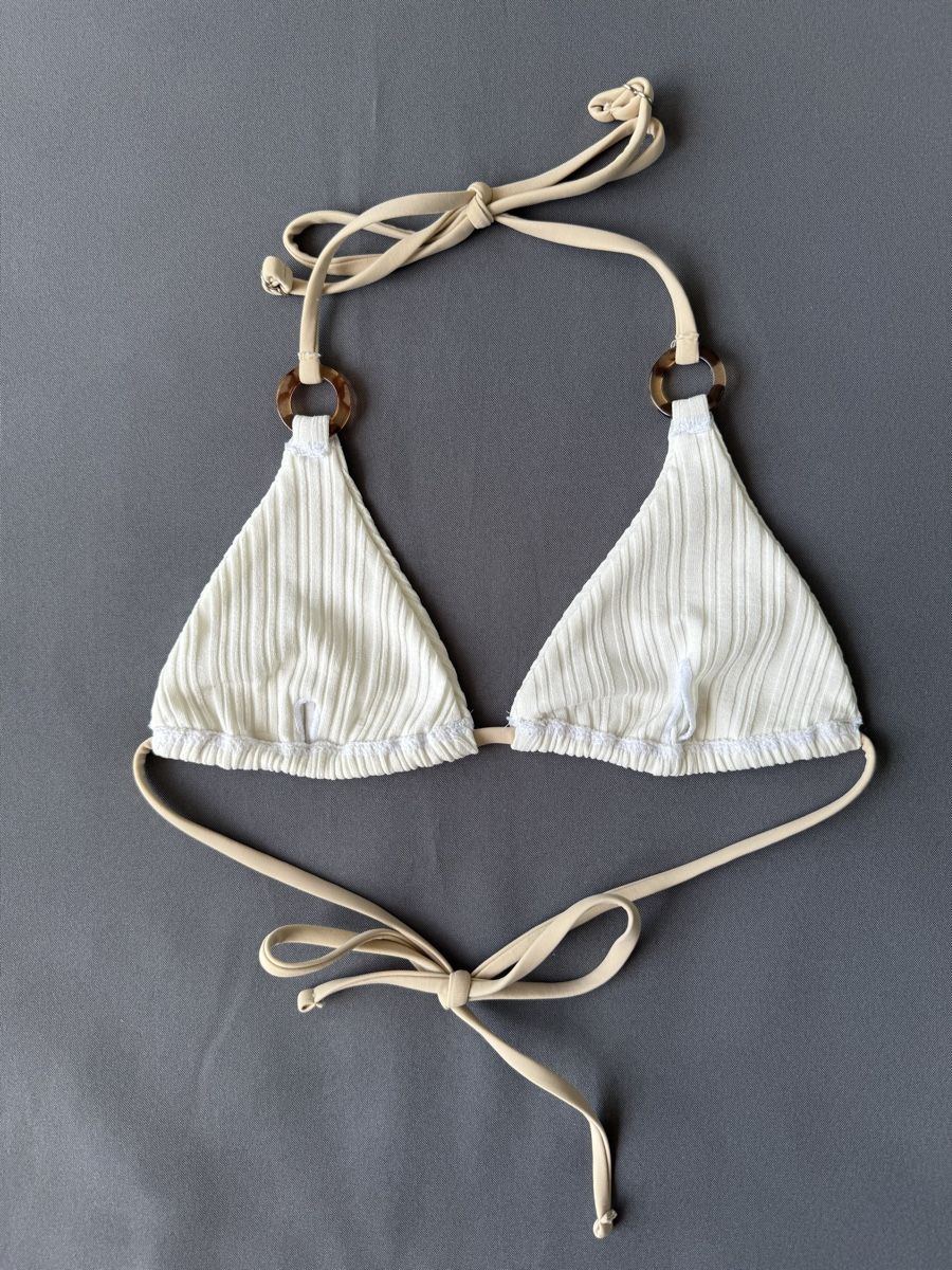 Maillots de bain & Bikinis: White Ribbed Bikini – Neuf (Voir description) à Seengen par amandasartori 2